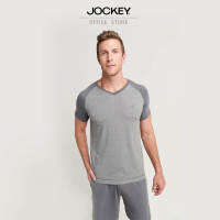 JOCKEY UNDERWEAR เสื้อคอวี JOCKEY BALANCE รุ่น KU 500731H S23 CREW NECK เสื้อคอวี เสื้อผู้ชาย