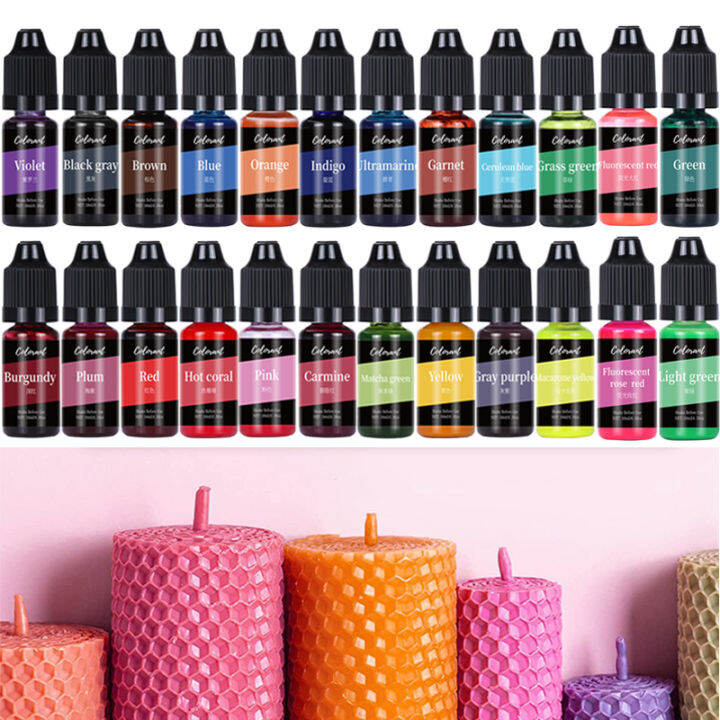 30 Colors Candle Dyes Pigment Aromatpy Liquid Colorant Pigment DIY