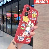 JIUMOO เคสสำหรับ Infinix Hot 20 5G Hot 20S เคสการ์ตูนสตาร์กระต่ายบางดีไซน์ใหม่นิ่มเคสมือถือด้านข้างบางลายขอบสี่เหลี่ยมเคสซิลิโคนเคสนิ่มเคสป้องกันการกระแทก