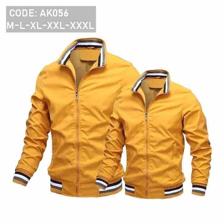 Áo khoác vest dạ nam cổ trụ AKN-043 - Shop áo khoác nam xuất khẩu