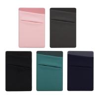 Card Holder for Back of Phone Sticky Phone Wallet Credit Card Holder Phone Sleeve Reusable Strong Stickiness Universal Phone Back Card Holder for Phone Case impart