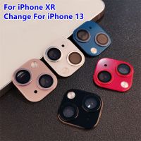 Upgrade Fake Camera Lens Seconds Change For iPhone XR to 13 Back Film Phone Titanium Alloy Sticker Protector Modified Cover