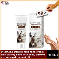 DR.DAVEY Donkey milk ครีมทามือนมลา100ml.