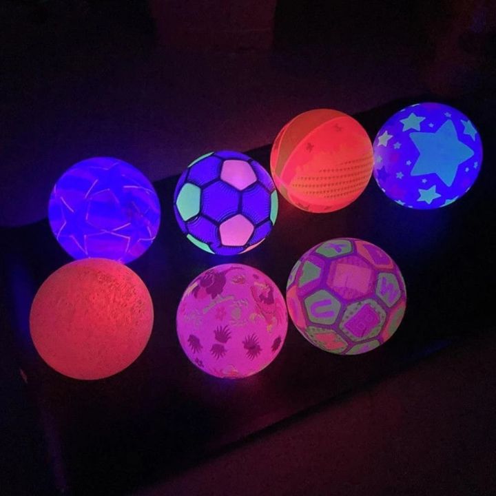 luminous-ball-กระพริบกีฬาฟิตเนสแบบพกพาโยน-bouncy-ลูกยางเด็กกลางแจ้งเกมแบบโต้ตอบของเล่น