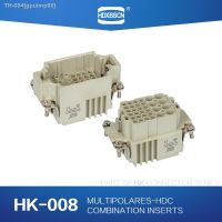 ∏๑ HDXBSCN Industrial rectangular Heavy Duty Connector HDC HK-008/24 core 10A waterproof aviation plug