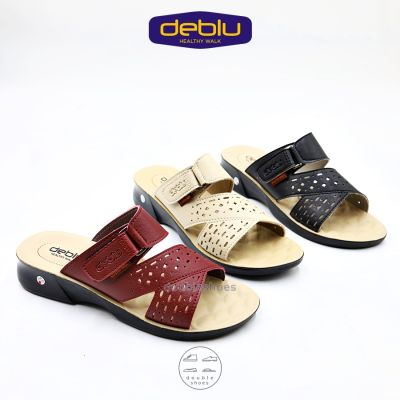Deblu [รุ่น L827] รองเท้าเพื่อสุขภาพ รองเท้าแตะแบบสวมผู้หญิง พื้นนุ่ม ไซส์ 36-41