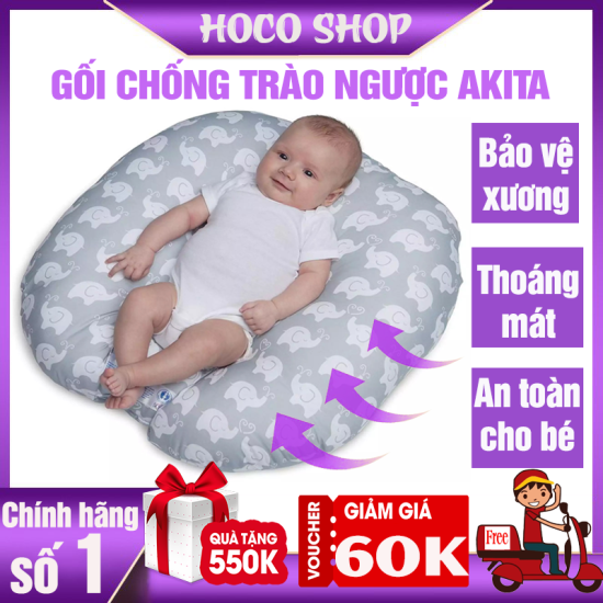 Gối chống trào ngược cho bé akita royal k75 bảo vệ xương - ảnh sản phẩm 1