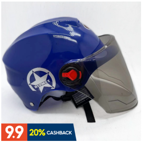 Halo Motor Nutshell Helmet Open Face With Visor Dc2226 And Dc 555 Halo Motor Nutshell Helmet Open Face With Visor Dc2226 And Dc 555