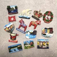 ✚ New Swiss Tourist Attractions Souvenirs Three-Dimensional Resin Creative Cartoon Cute Magnet Home Kitchen Refrigerator Sticker