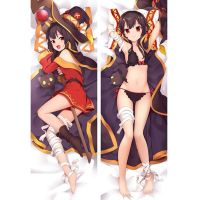 60x180 ซม. อะนิเมะญี่ปุ่น KonoSuba พระเจ้าอวยพรโลกที่ยอดเยี่ยมนี้ Megumin Dakimakura Otaku หมอนครอบคลุมกอดหมอน