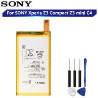 แบตเตอรี่ SONY Xperia Z3ขนาดกะทัดรัด Z3 Mini C4 M55W D5833 D5803 SO-02G Z3 MINI LIS1561ERPC ของแท้2600MAh