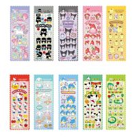 ∏۞ Kawaii Sanrios Series Melody Kuromi Pochacco Keroppi Stickers Hand Account Decorative Sticker for Cute Girl Gift