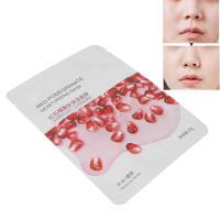 25g Red Pomegranate Facial Mask Mild Moisturizing Hydrating Breathable Facial Mask