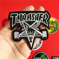 ♚ Skateboard Fashion nd Collection - Street Art Iron-On Patch ♚ 1Pc DIY Sew on Iron on Badges Patches