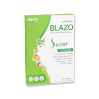 Blazo Secret เบลโซ่ ซีเครท  (1 กล่อง 10 แคปซูล) ไฟเบอร์สูง ท้องไม่ผูก  ขับถ่ายง่าย ไม่ปวดบิด