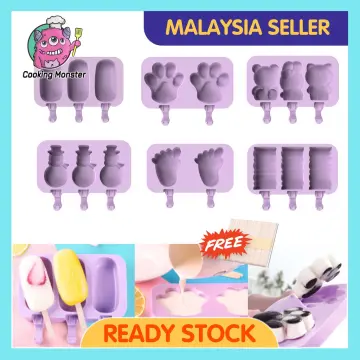 Kitchen Creative Silicone Popsicle Mold Cute Cartoon Animal Shape