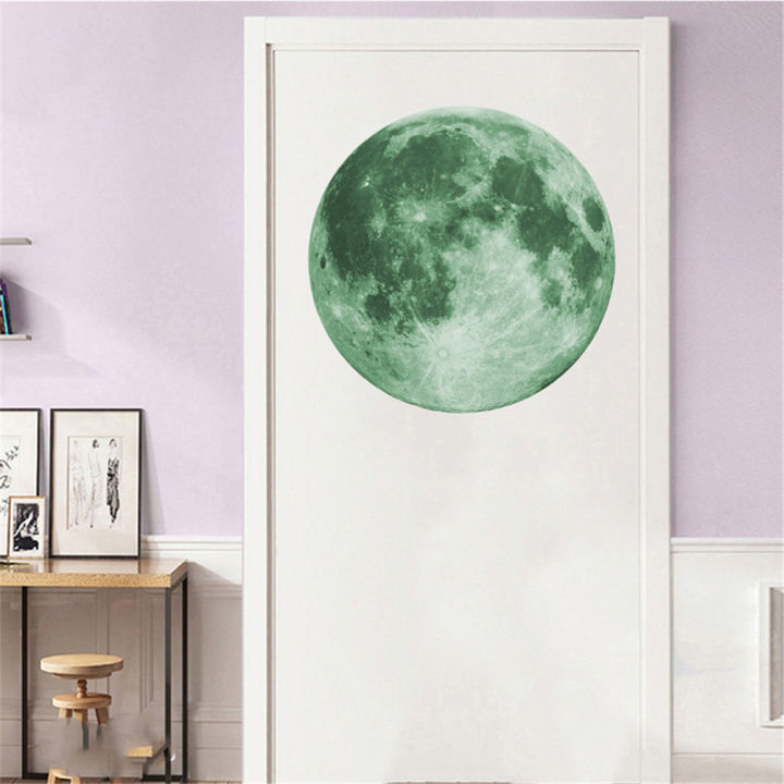 neatly-30cm-3d-moon-noctilucous-luminous-wall-sticker-living-room-bedroom-decoration-home-decals-glow-in-the-dark-wall-stickers
