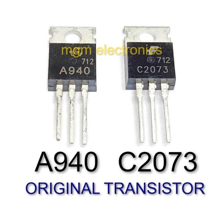 A940 / C2073 TRANSISTOR T220 Package, Original Transistor Lazada PH