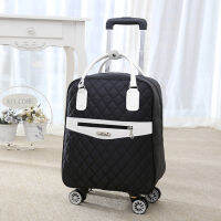 Wheeled bag for travel Women travel backpack with wheels trolley bags Oxford large capacity Travel Rolling Luggage Suitcase Bag