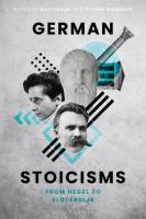 หนังสืออังกฤษใหม่ German Stoicisms : From Hegel to Sloterdijk [Paperback]