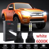 ชุดหลอดไฟหน้า LED 6000K สีขาว สําหรับ Ford Ranger (T6) 2012-2019 2 ชิ้น รับประกัน 10 เดือน