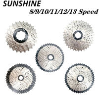 SUNSHINE จักรยาน10 Speed Cassette 9S 10 S 11S 12S MTB จักรยานจักรยาน Freewheel 10V 11V 12V 40424650T52T สำหรับ Deore M6100