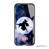 UCUC เคสโทรศัพท์เคสสำหรับ VIVO X20 PlusphoneกรณีกันกระแทกDemon Slayerอะนิเมะกระจกเทมเปอร์เคสกันกระแทกฝาครอบ