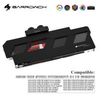 Clearance,Barrow GPU Water Block สำหรับ ROG STRIX RTX 2080TI O11G,A11G 2080 O8G 2080S 8G GAMING,GPU Cooler,FB-ASS2080T-PA