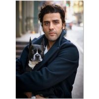 ✵✎∏ ใหม่มาถึง Oscar Isaac โปสเตอร์ผ้าใบพิมพ์ที่กำหนดเองผ้าโปสเตอร์แฟชั่น Home Art Deco โปสเตอร์ 20x30 ซม. 27x40 ซม.