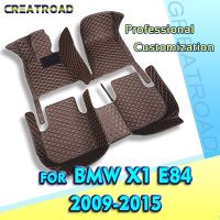 RHD Car Floor Mats For BMW X1 E84 2009 2010 2011 2012 2013 2014 2015 Custom Auto Foot Pads Carpet Cover Interior Accessories