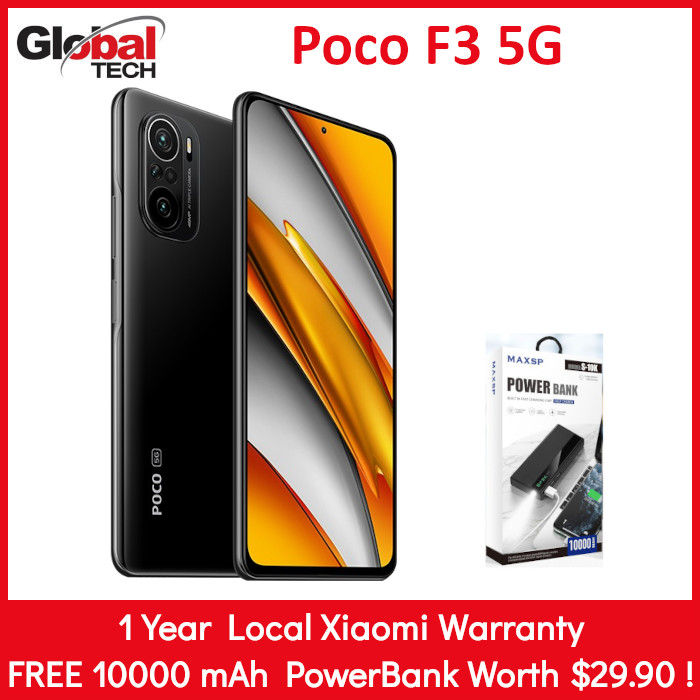 Xiaomi Poco F3 5G 128GB + 6GB Ram l Global Version (1 Year Local