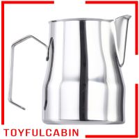 [TOYFULCABIN] Stainless Steel Coffee Milk Frothing Cup Latte Art Jug Barista Tool Espresso Steam Pitcher, Rust-proof, Stain-proof