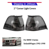 【ส่วนลด】ควันมุมที่คลุมหลอดไฟ 1 คู่สำหรับ BMW 3 Series 318is 323i E36 2DR Coupe/Convertible 92-98 - INTL