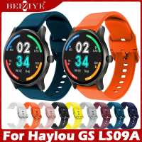 ซิลิโคน สายนาฬิกา For Haylou GS LS09A สาย smart watch band Haylou GS LS09A สาย ซิลิโคน สายนาฬิกาข้อมือสำหรับ Sport Bracelet Replacement watchband Accessories