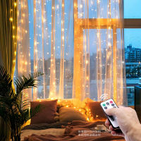 3M LED Curtain Garland on The Window USB Power Fairy Lights Festoon with Remote New Year Garland Led Lights room decor