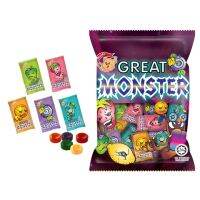 แบร์ดี้เกรทมอนเตอร์260g กลิ่นผลไม้**ลูกอม** Beardy GREAT MONSTER candy