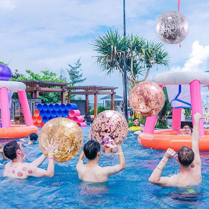 Big Inflatable Beach Ball Giant Beach Ball for Kids Pool Summer Party