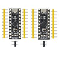 2Pcs STM32F411 Development Board, STM32F411CEU6 STM32F4 Learning Board, Support for Programming