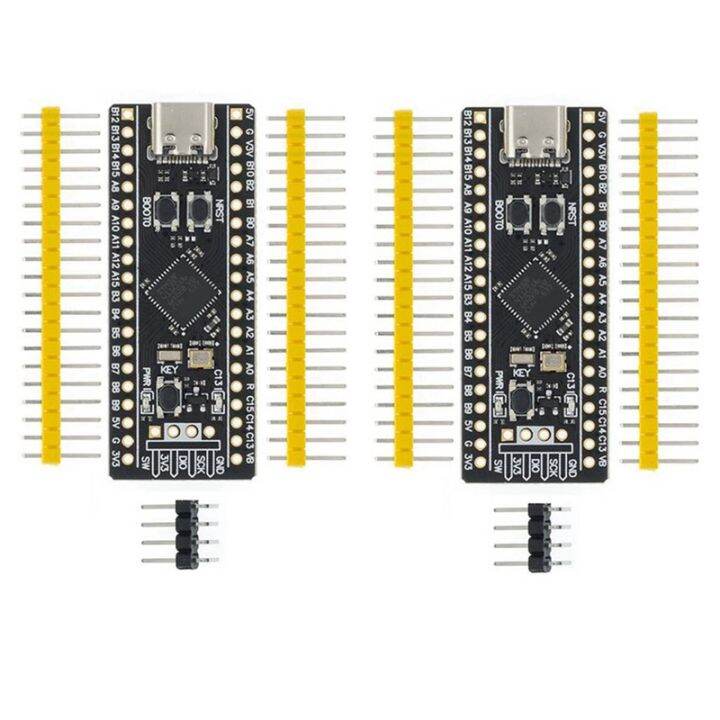 2pcs-stm32f411-development-board-stm32f411ceu6-stm32f4-learning-board-support-for-programming