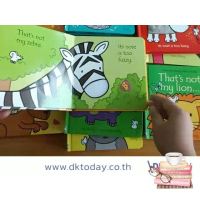 จัดส่งฟรี ! หนังสือ USBORNE Thats not my zebra