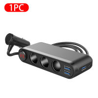 Lighter Splitter 3 Socket 20W PD18W QC3.0 Quick Charge Car Charger 120W Lighter Adapter for 12V24V Vehicle