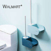 Japanese-Style Toilet Cleaning Tools Wall-Mounted No Dead Ends Soft Fur Toilet Brush Set Holder for Toilet Bathroom Accessories