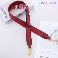 อุปกรณ์เสริมสำหรับกระเป๋าถือ TINBERON Lychee Pattern Bag Strap Replacement Wide Shoulder Strap Bacchu Bag Long Shoulder Belt Straps