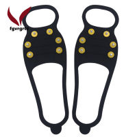 Fgvrgrt Anti-Slipซิลิโคนถุงคลุมรองเท้าหิมะGround Grippers Spikes GripปีนเขาCrampons