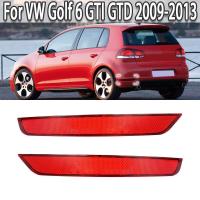 แถบไฟเตือนตัวสะท้อนแสง K-กันชนหลังสำหรับ Volkswagen VW Golf VI 6 GTI GTD 2009-2013 5K0945105H 5K0945106H