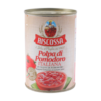 ริสคอสซ่า มะเขือเทศสับในน้ำมะเขือเทศ 400 กรัม - Chopped Tomatoes 400g Riscossa brand