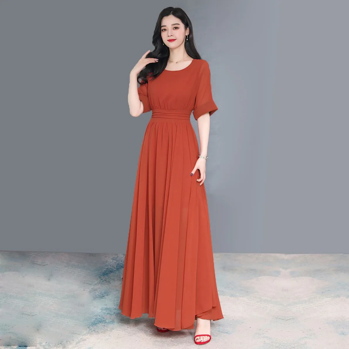 Đầm Maxi big size, đầm maxi cho người mập, đầm voan big size, đầm ...