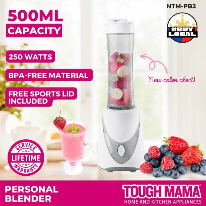 Tough Mama NTMPB2 GRAY Personal Blender 500 ml Blender Portable Jug