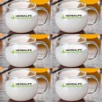 New Arrival 350ML/450ML Herbalife Nutrition Transparent Round Glass Cup with Handle