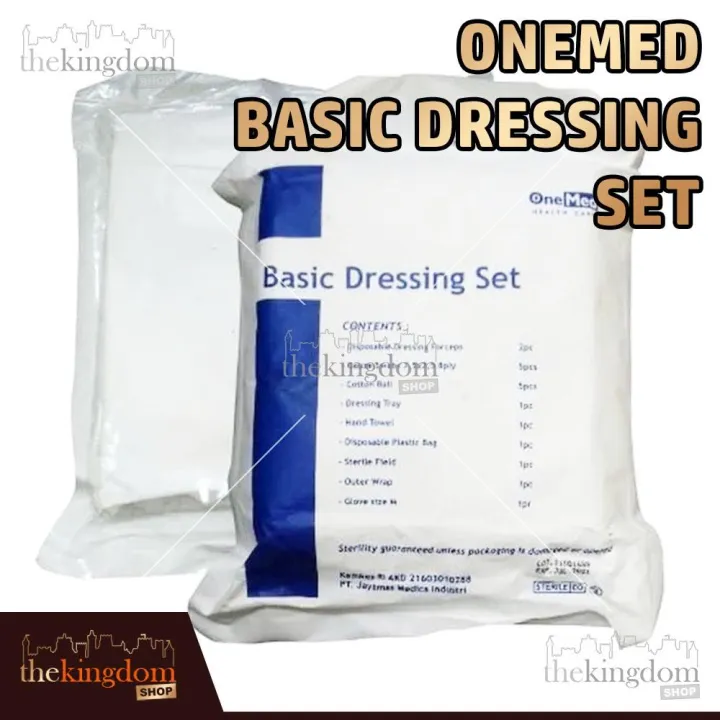 Onemed Basic Dressing Set P3K Rawat Luka Disposable Dresing Lazada
